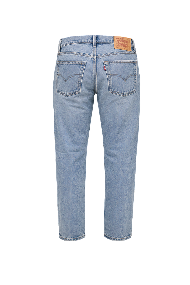 1980s Light Blue Denim Jeans - Back View