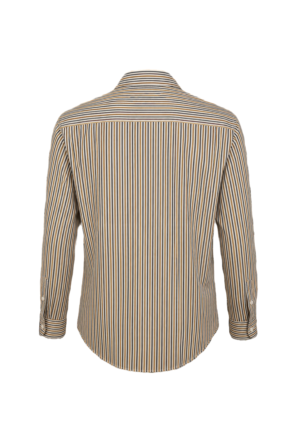 1970s Multicolor Cotton Shirt - Back View