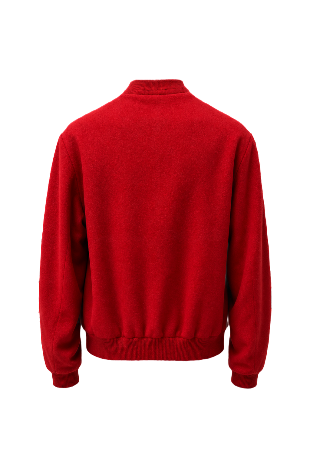1960s Red Polyester Jacket - Back View