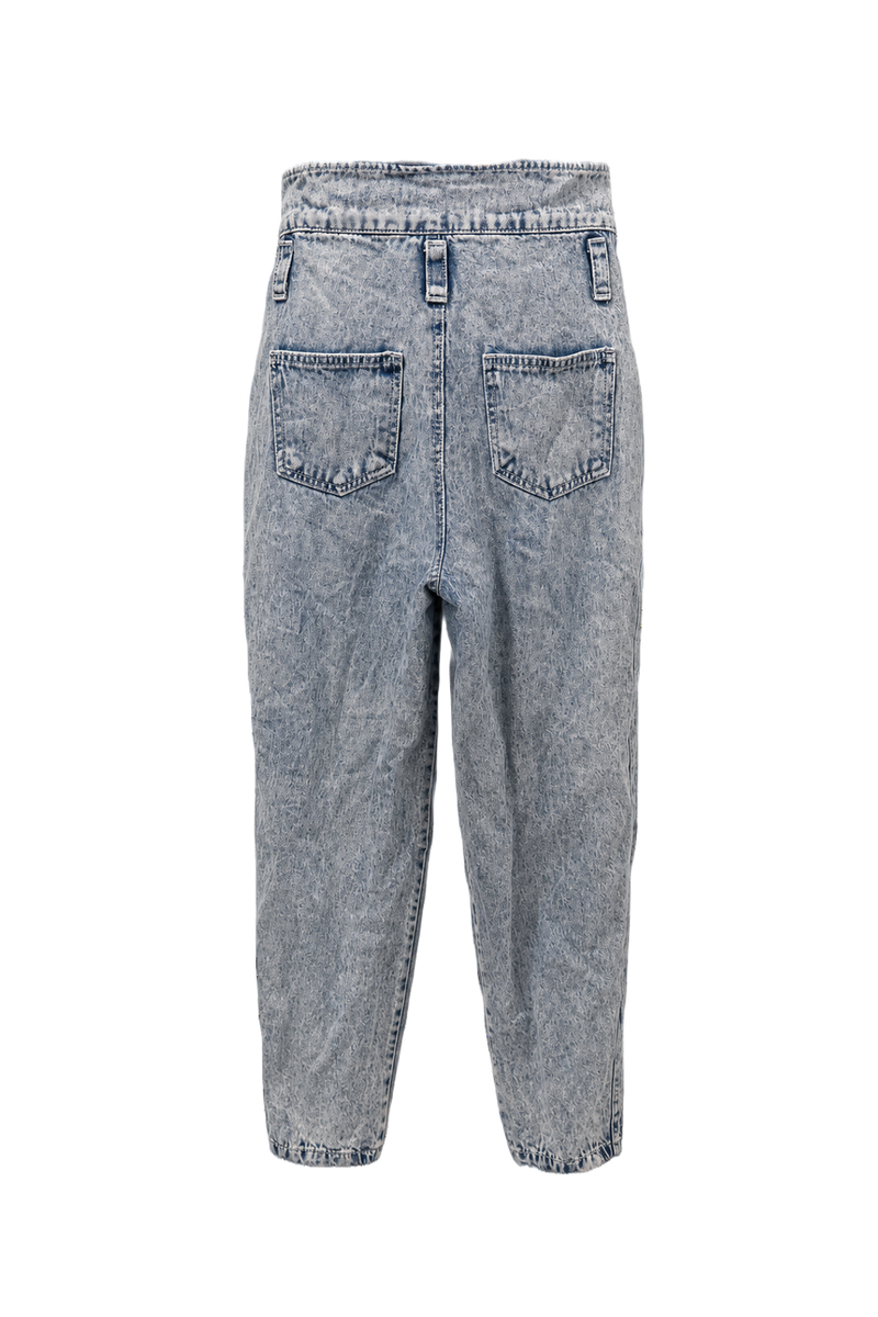 1990s Light Blue Denim Jeans - Back View
