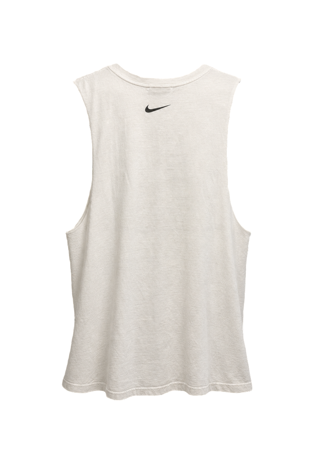 1990s White Cotton Tank Top - Back View