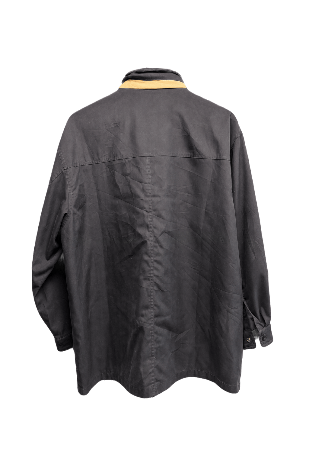 1990s Gray Wool Blend Jacket - Back View