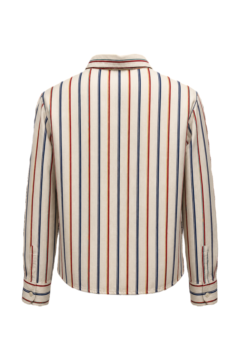 1970s Cream Cotton Shirt - Back View