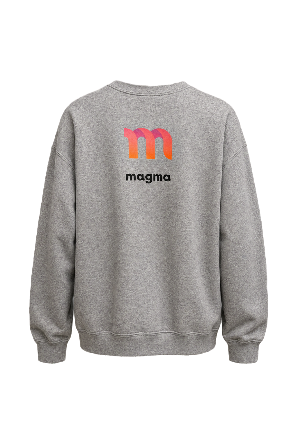 2000s Light Gray Cotton Blend Sweater - Back View