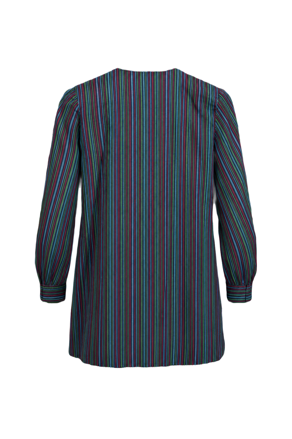 1970s Multicolor Cotton Tunic - Back View