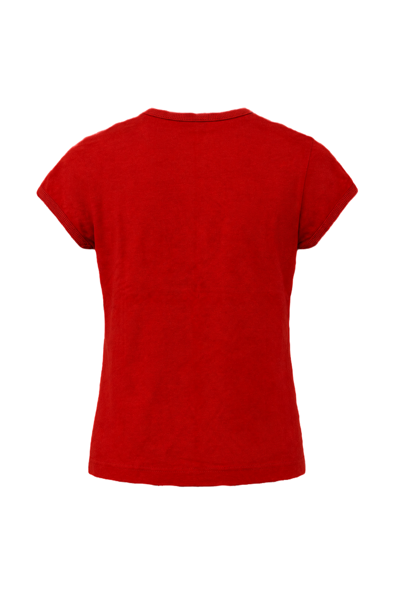 1990s Red Cotton T-shirt - Back View