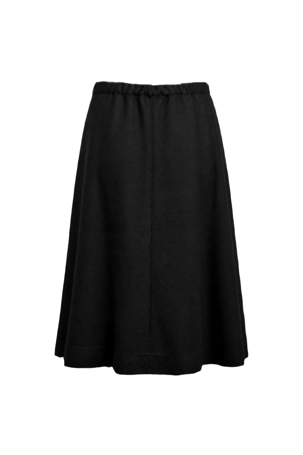 1950s Black Skirt - Back View