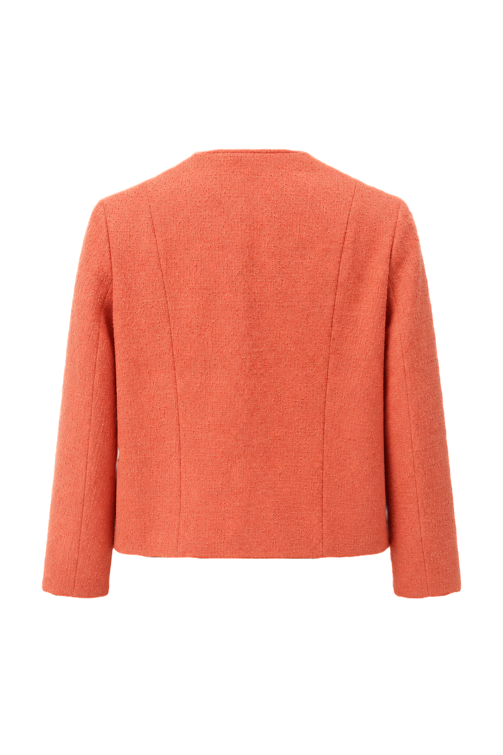 1960s Coral Wool Blend Jacket - Back View