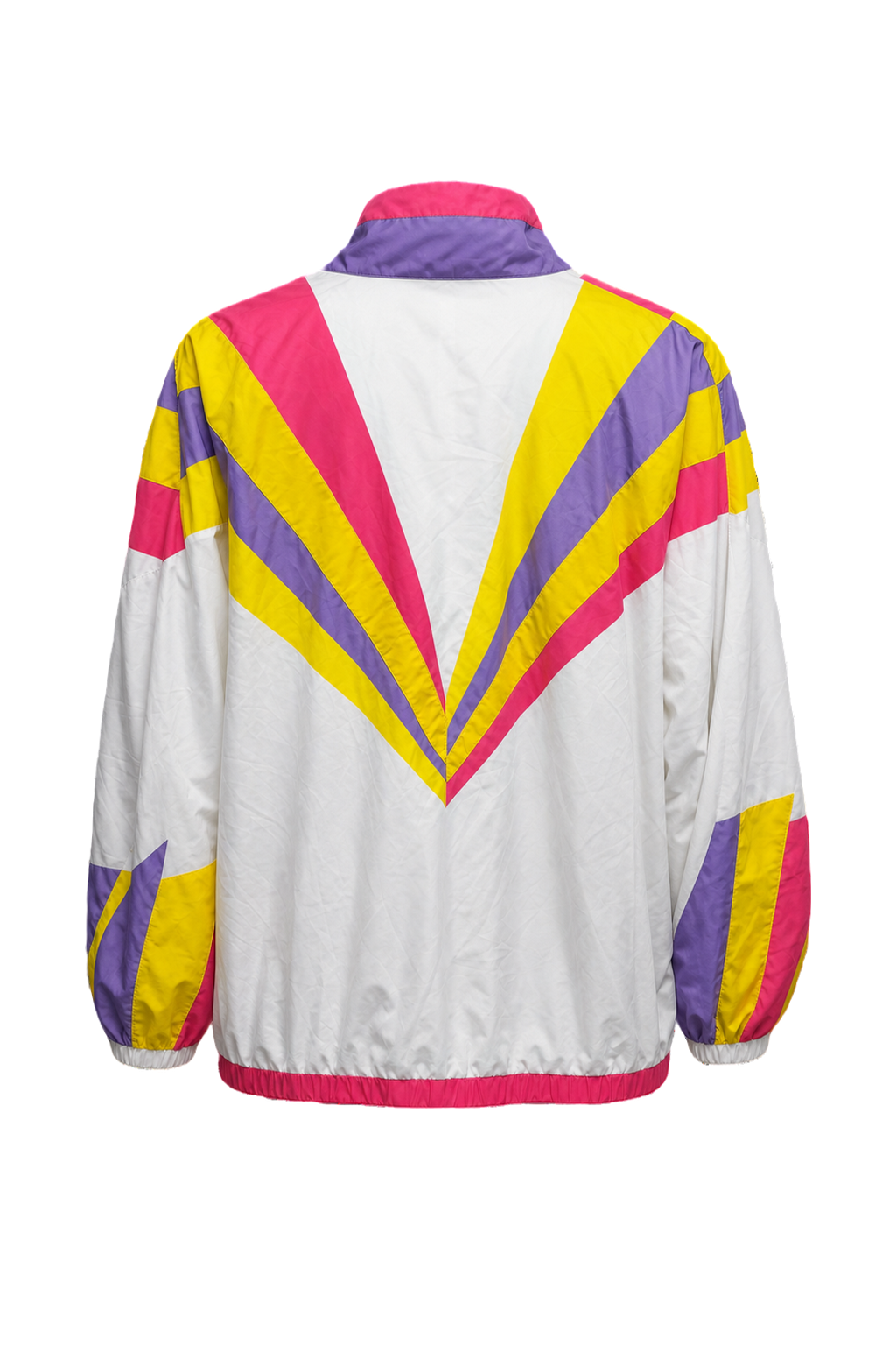 1990s White Nylon Jacket - Back View