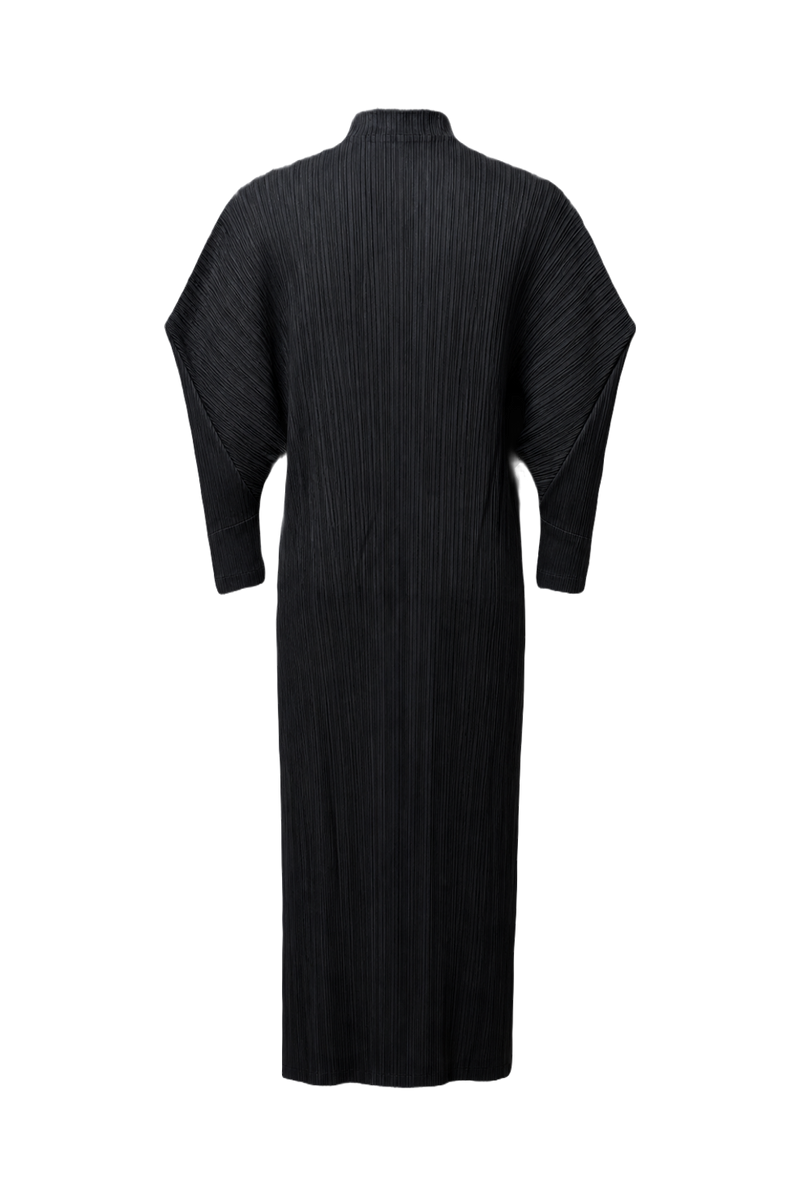 1990s Black Unknown Dress - Back View