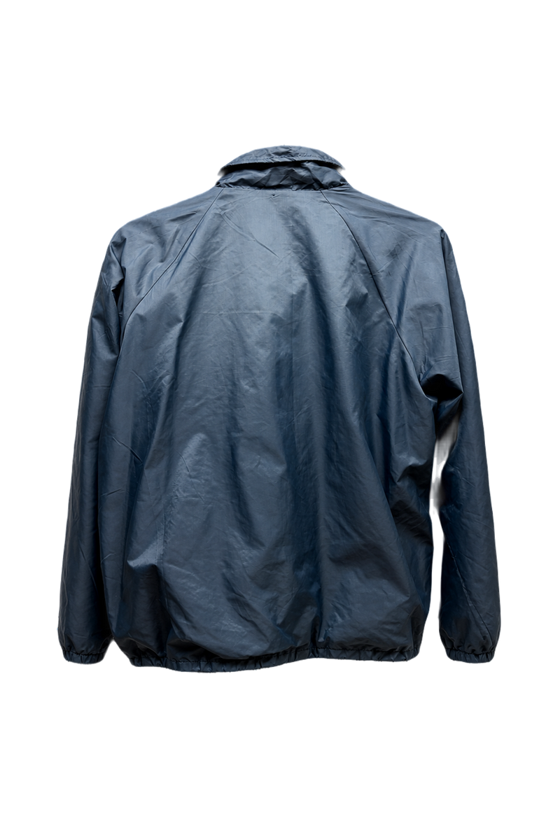1990s Navy Blue Nylon Jacket - Back View