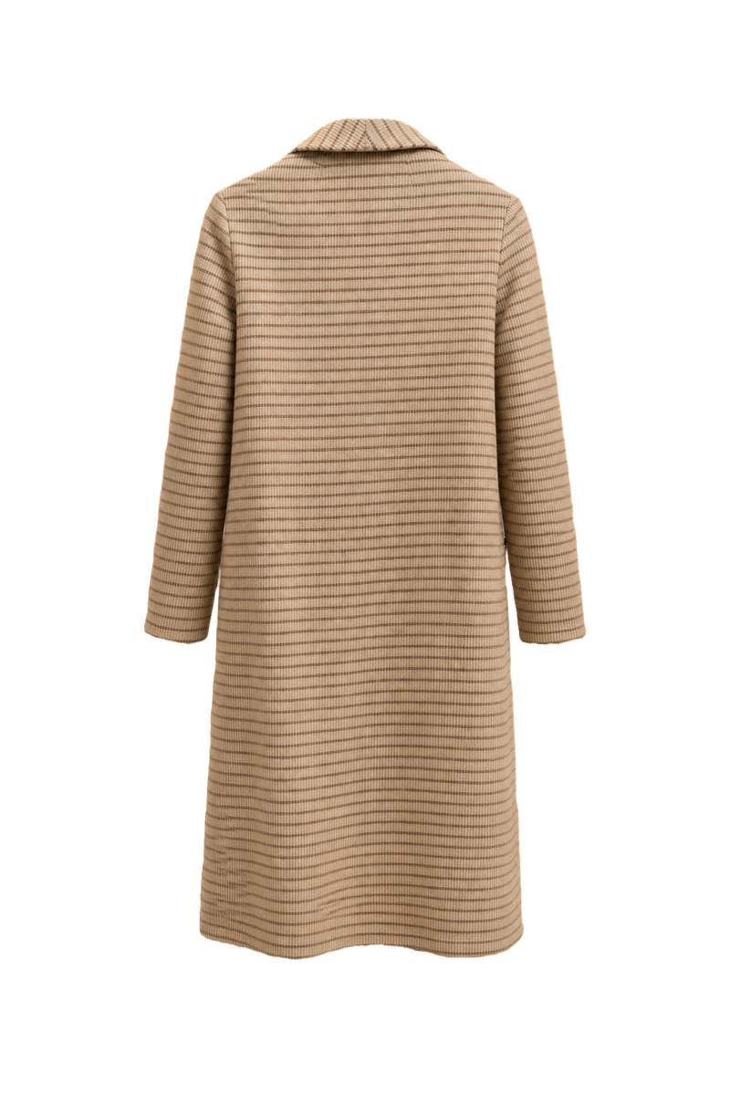 1960s Cream Cotton Dress - Back View