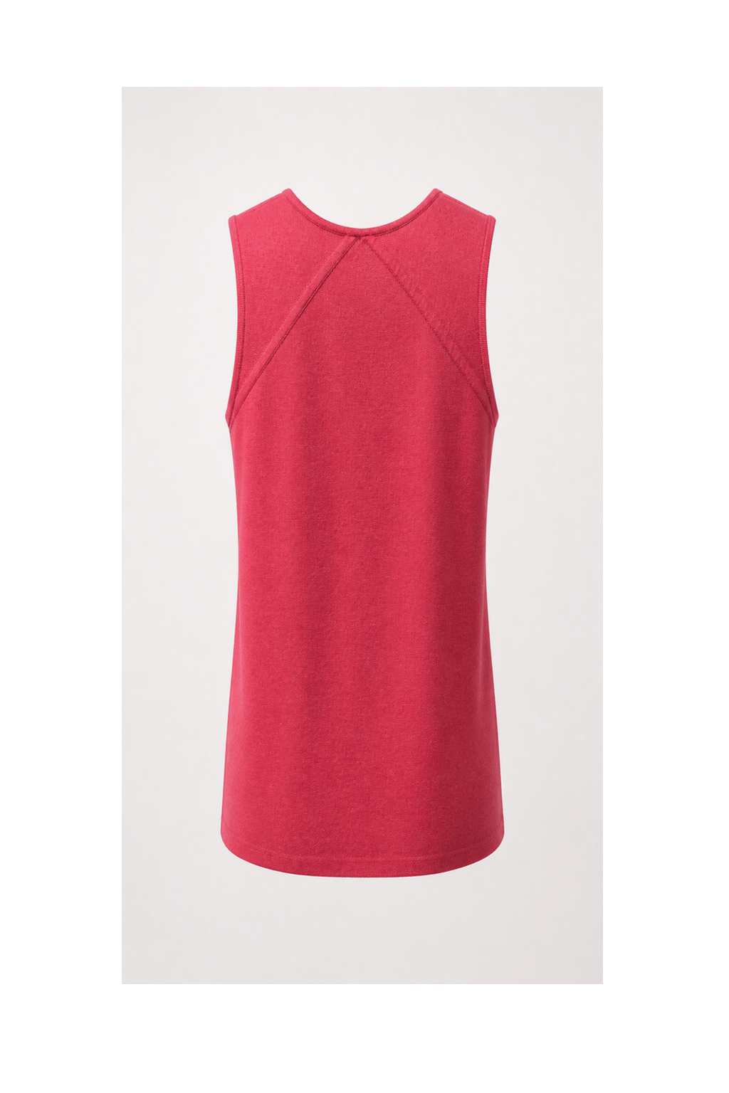 1990s Pink Cotton Blend Tank Top - Back View