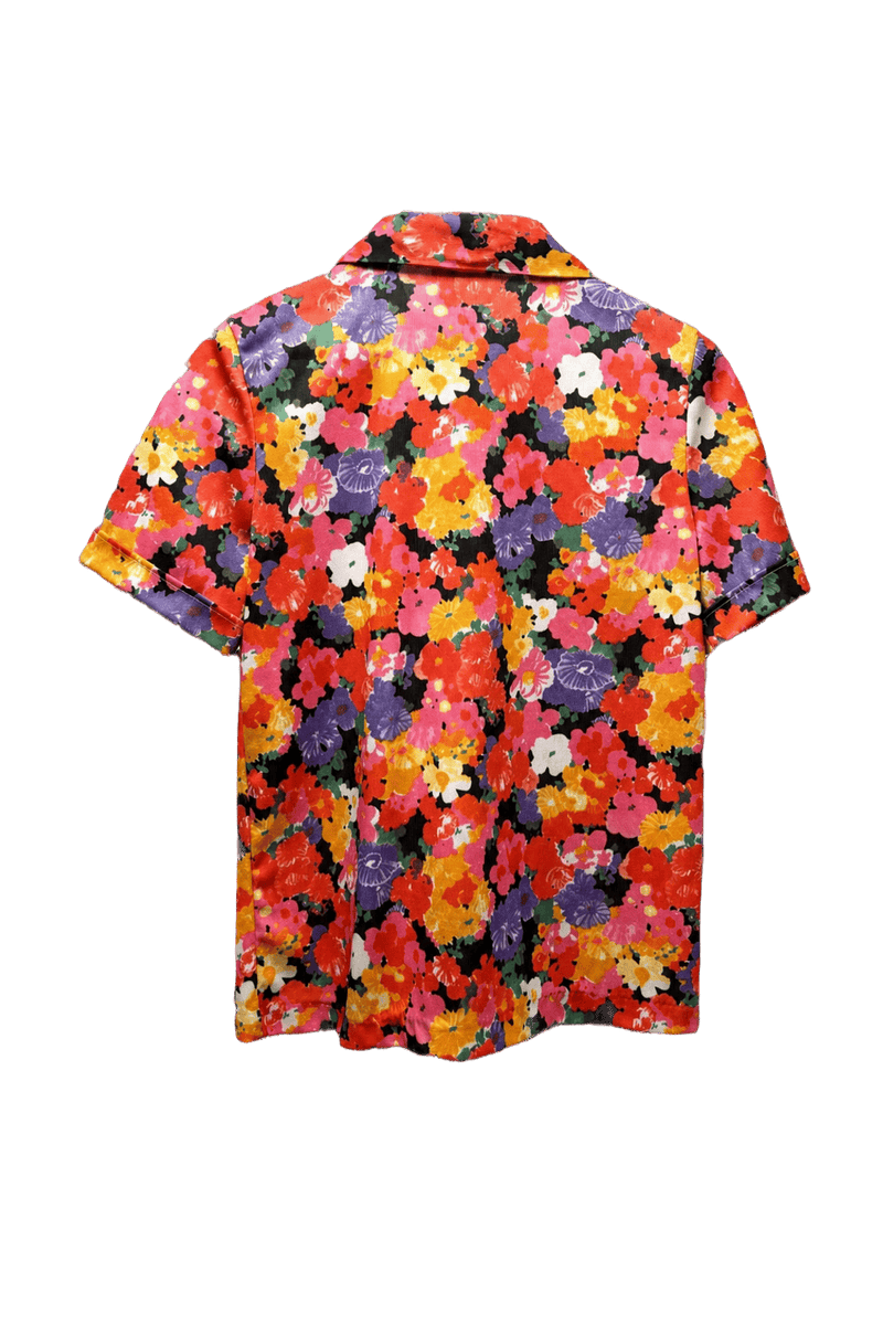 1970s Multicolor Smooth Shirt - Back View