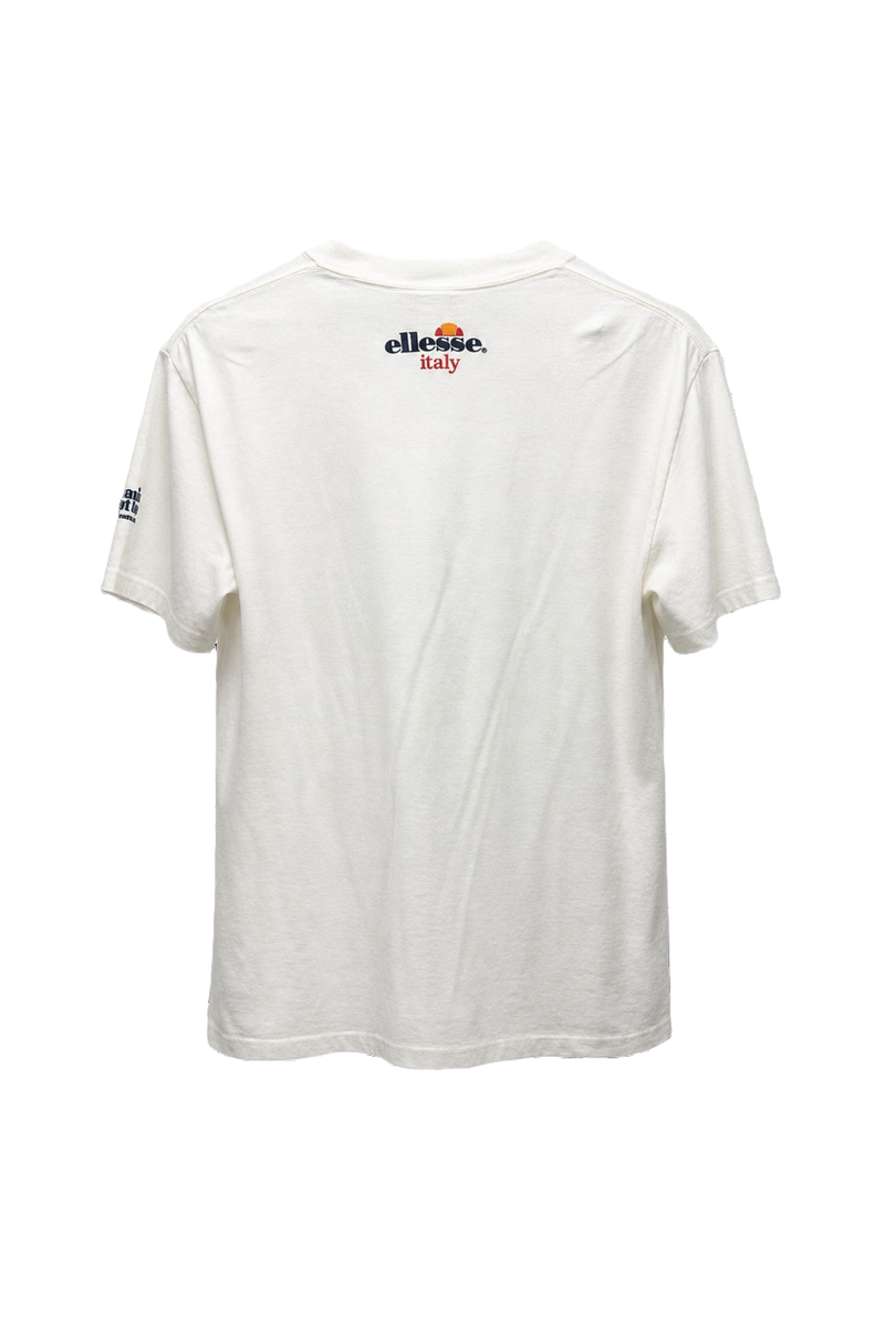 1990s White Cotton T-Shirt - Back View