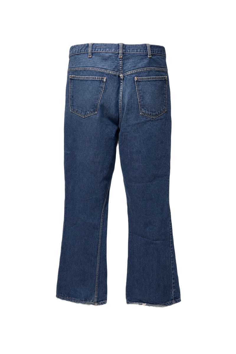 1990s Blue Denim Jeans - Back View
