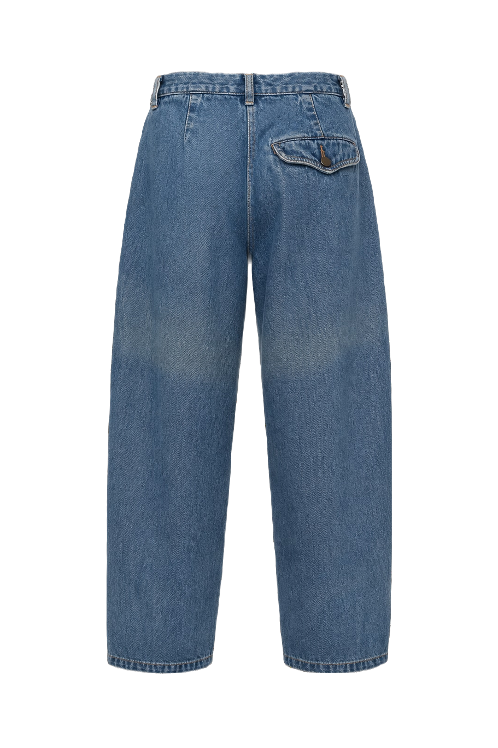 1980s Light Blue Denim Jeans - Back View