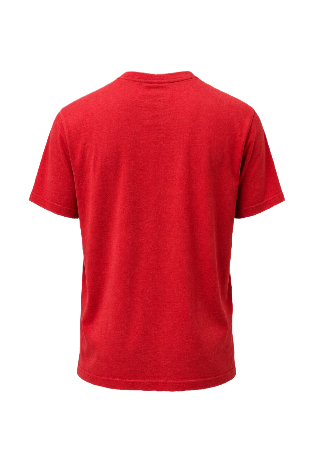 1990s Red Cotton T-Shirt - Back View