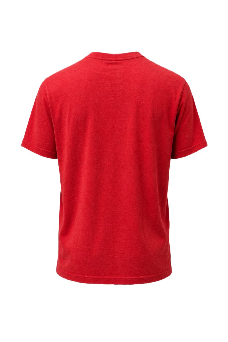 1990s Red Cotton T-Shirt - Back View