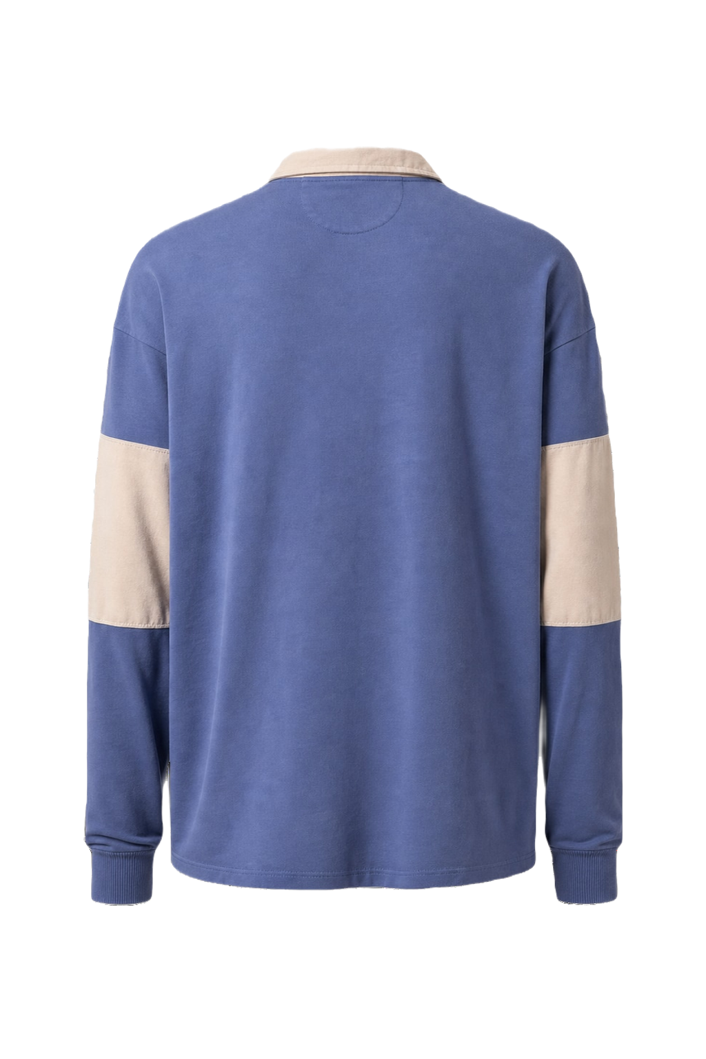 1980s Blue Cotton Polo - Back View