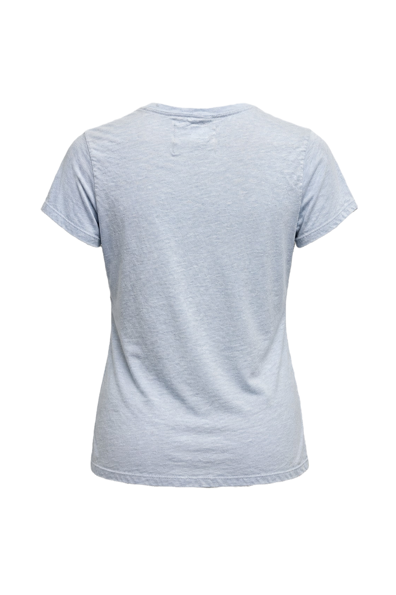 1990s Light Blue Cotton T-Shirt - Back View