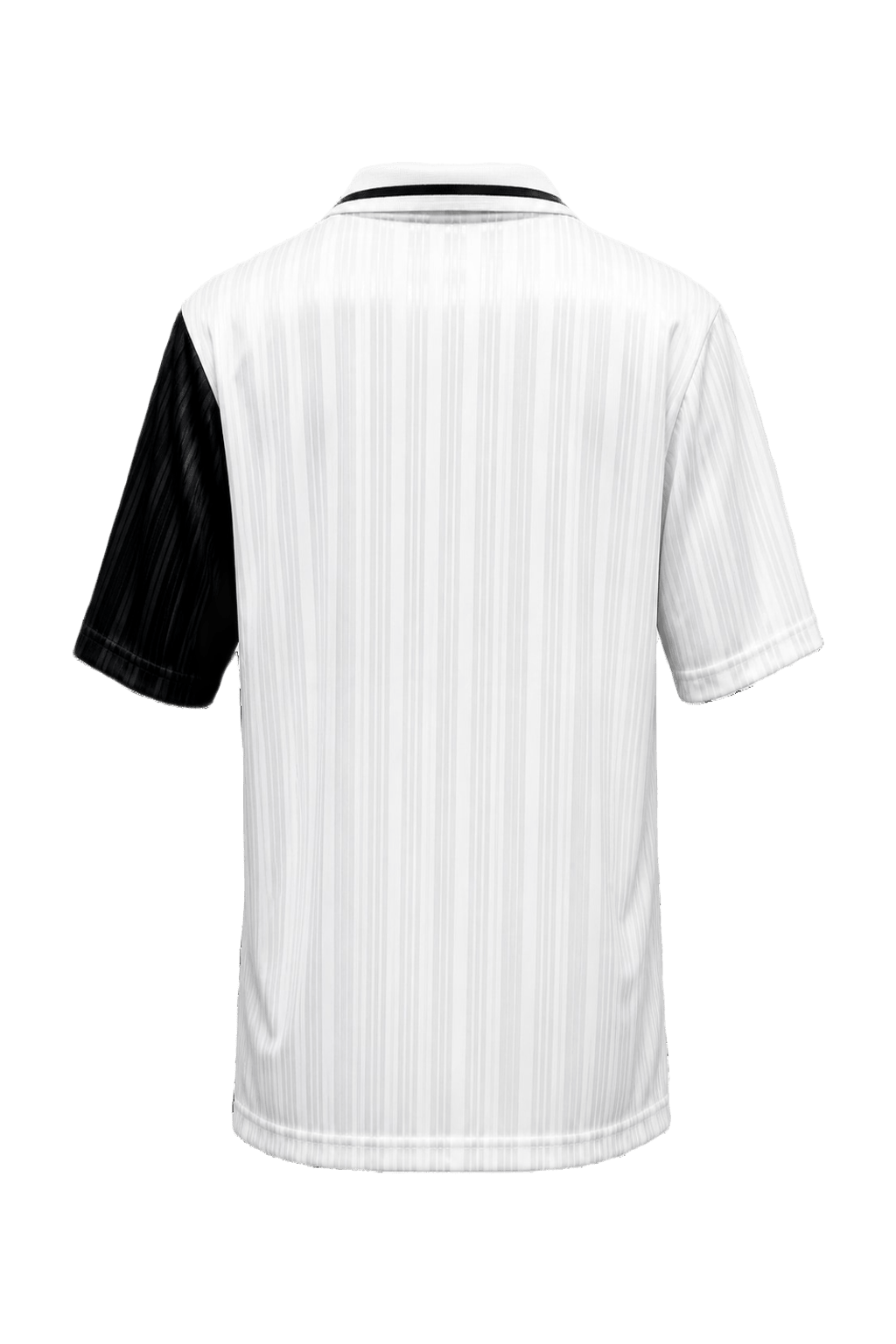 1990s White Polyester Polo - Back View