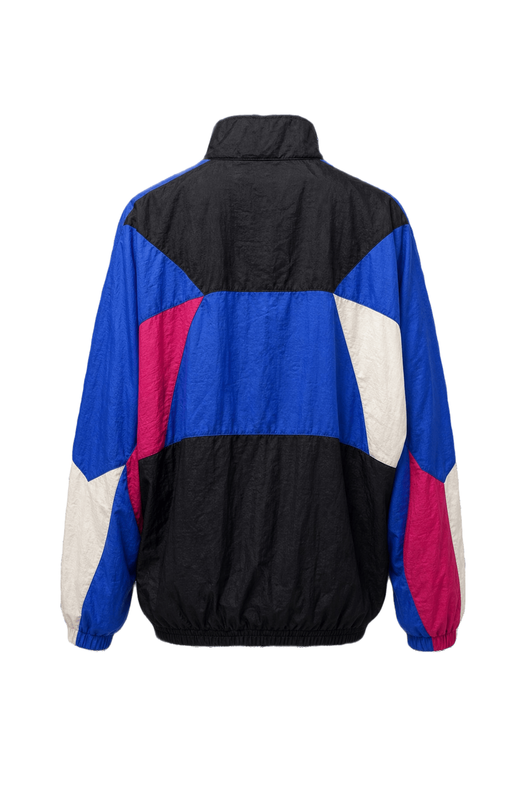 1990s Black Nylon Jacket - Back View