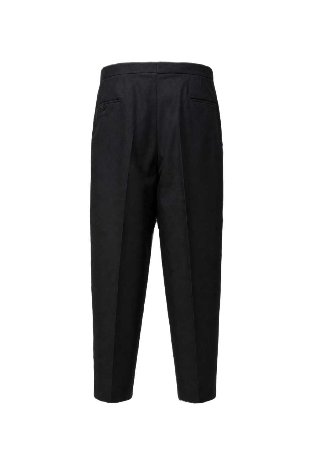 1930s Black Wool Trousers - Back View