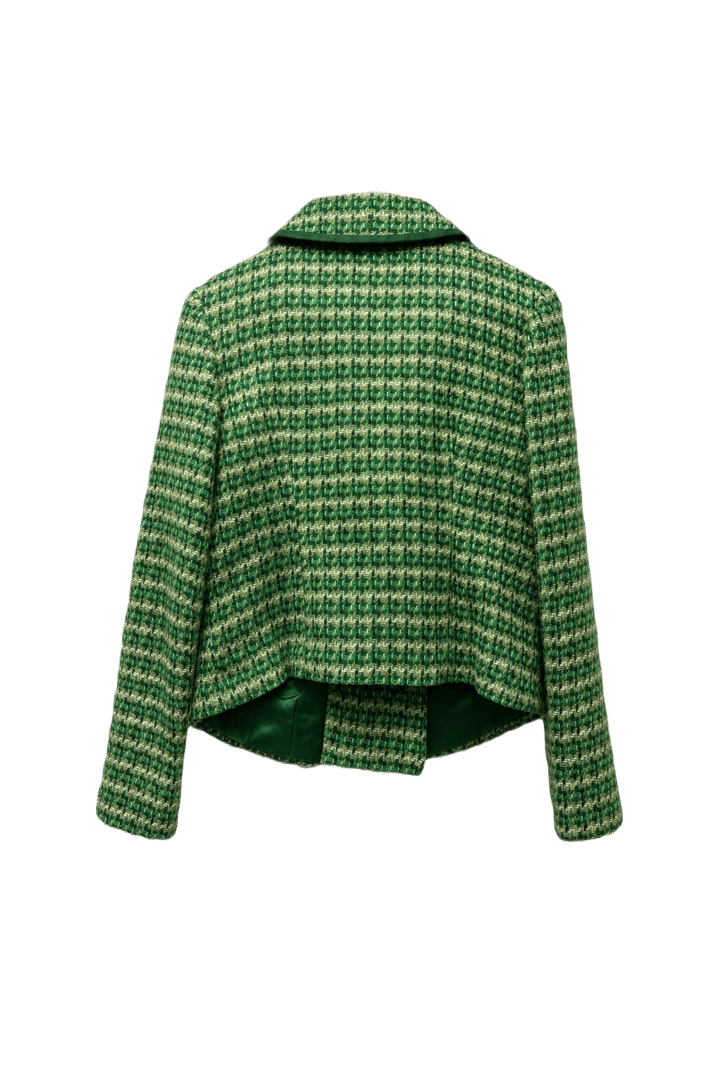 1960s Green Wool Jacket - Back View