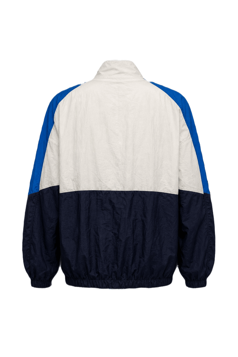 1980s White Nylon Jacket - Back View