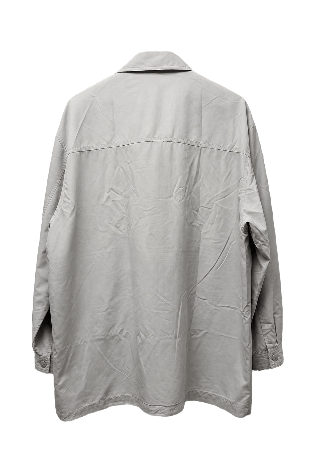 1980s Beige Cotton Blend Jacket - Back View