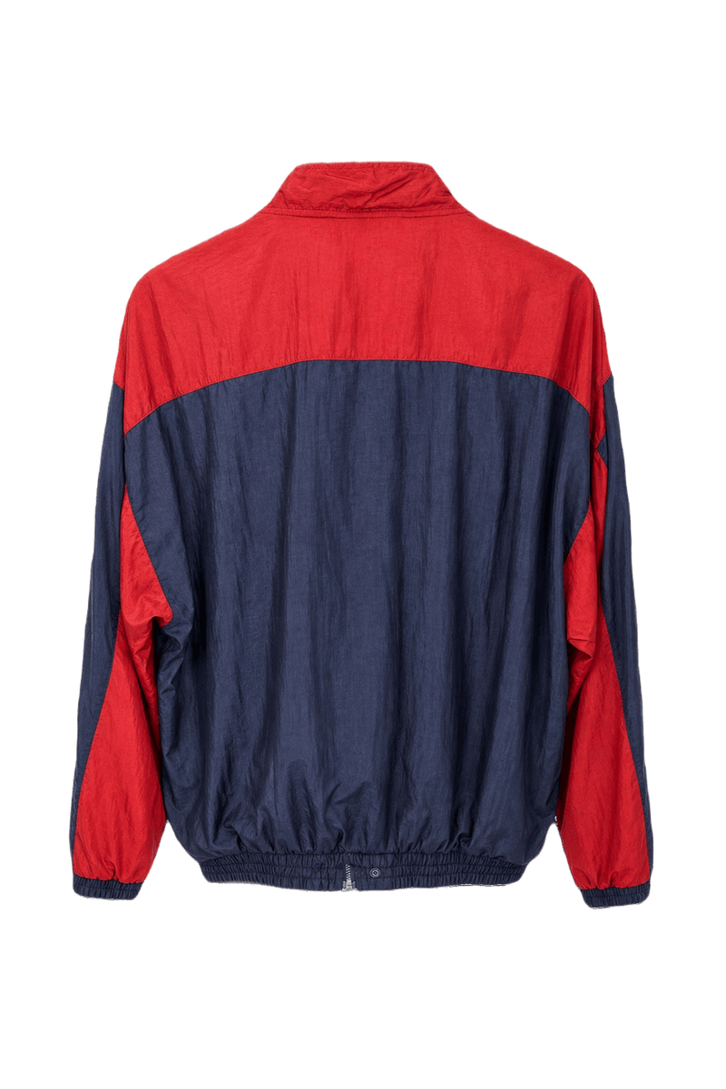 1980s Red Nylon Jacket - Back View