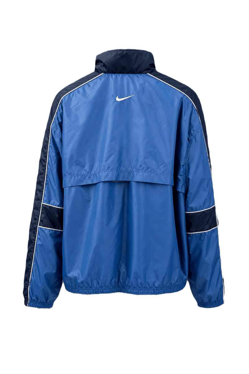 1990s Blue Nylon Jacket - Back View