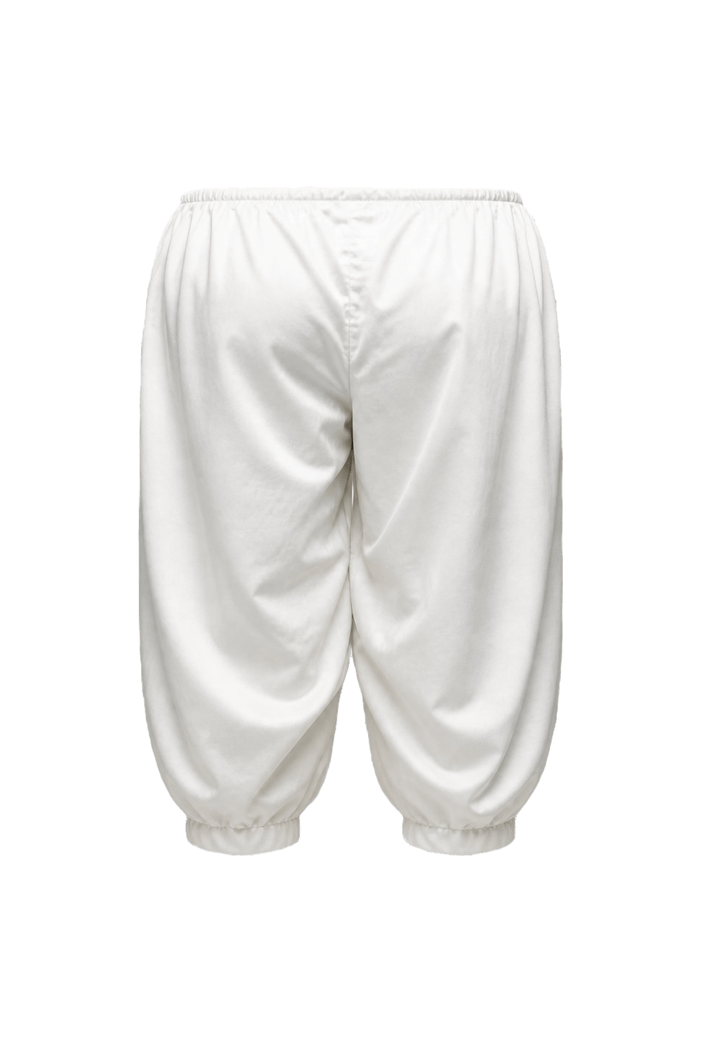 1950s Ivory White Nylon Pantaloons - Back View