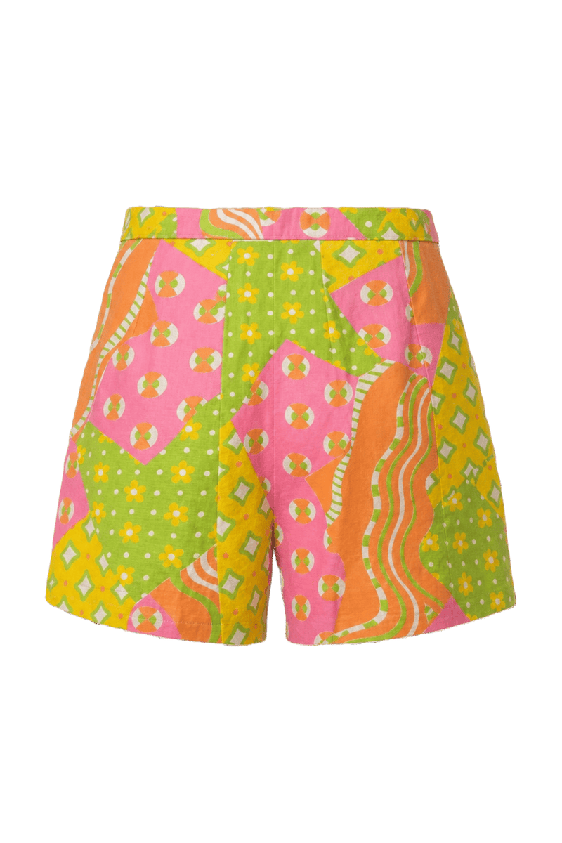 1960s Pink Cotton Shorts - Back View