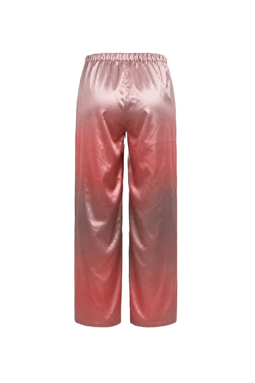 1990s Pink Polyester Pants - Back View