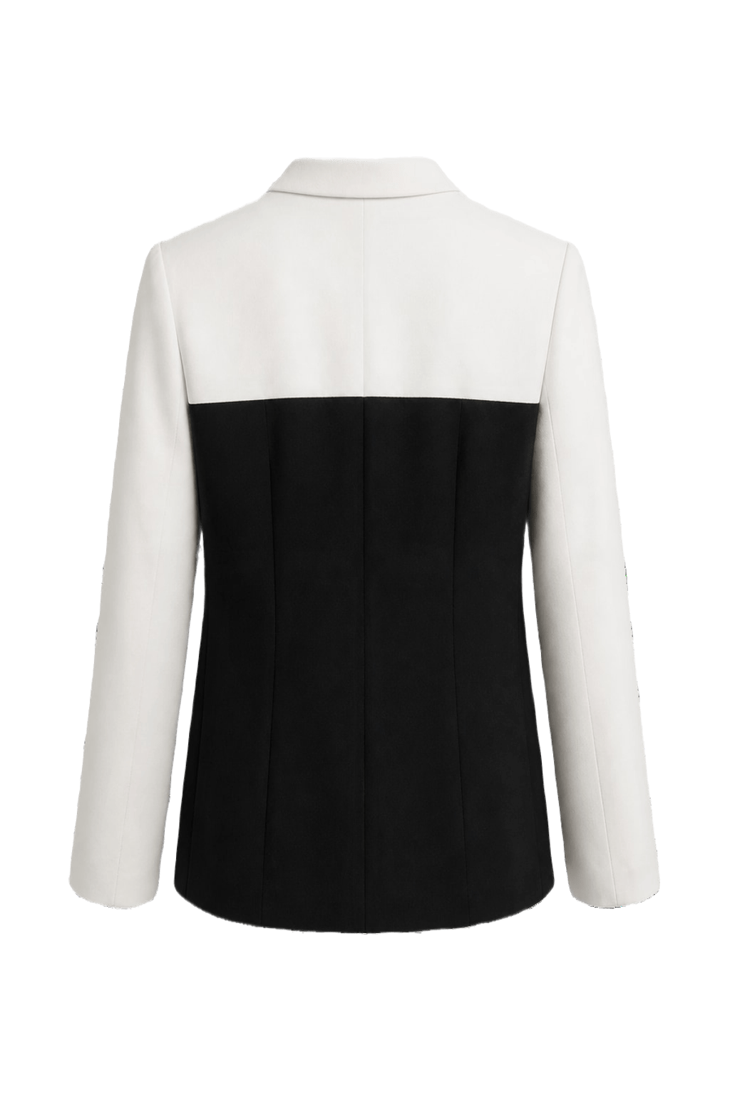 1980s Black Silk Blend Blazer - Back View