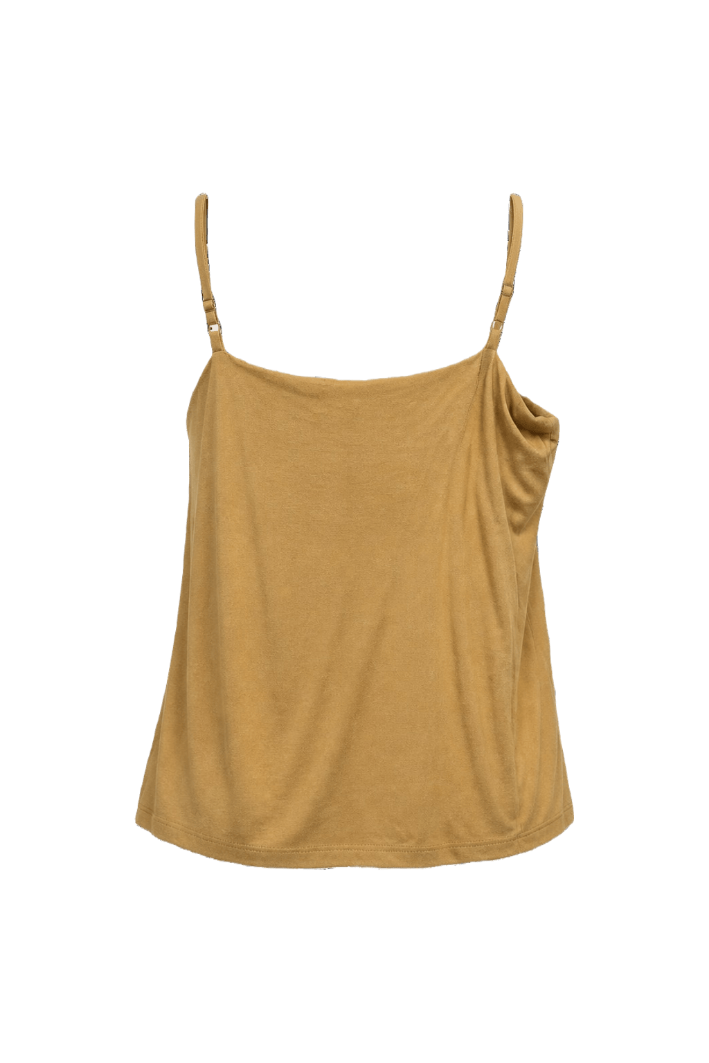 1990s Beige Polyester Blend Tank Top - Back View
