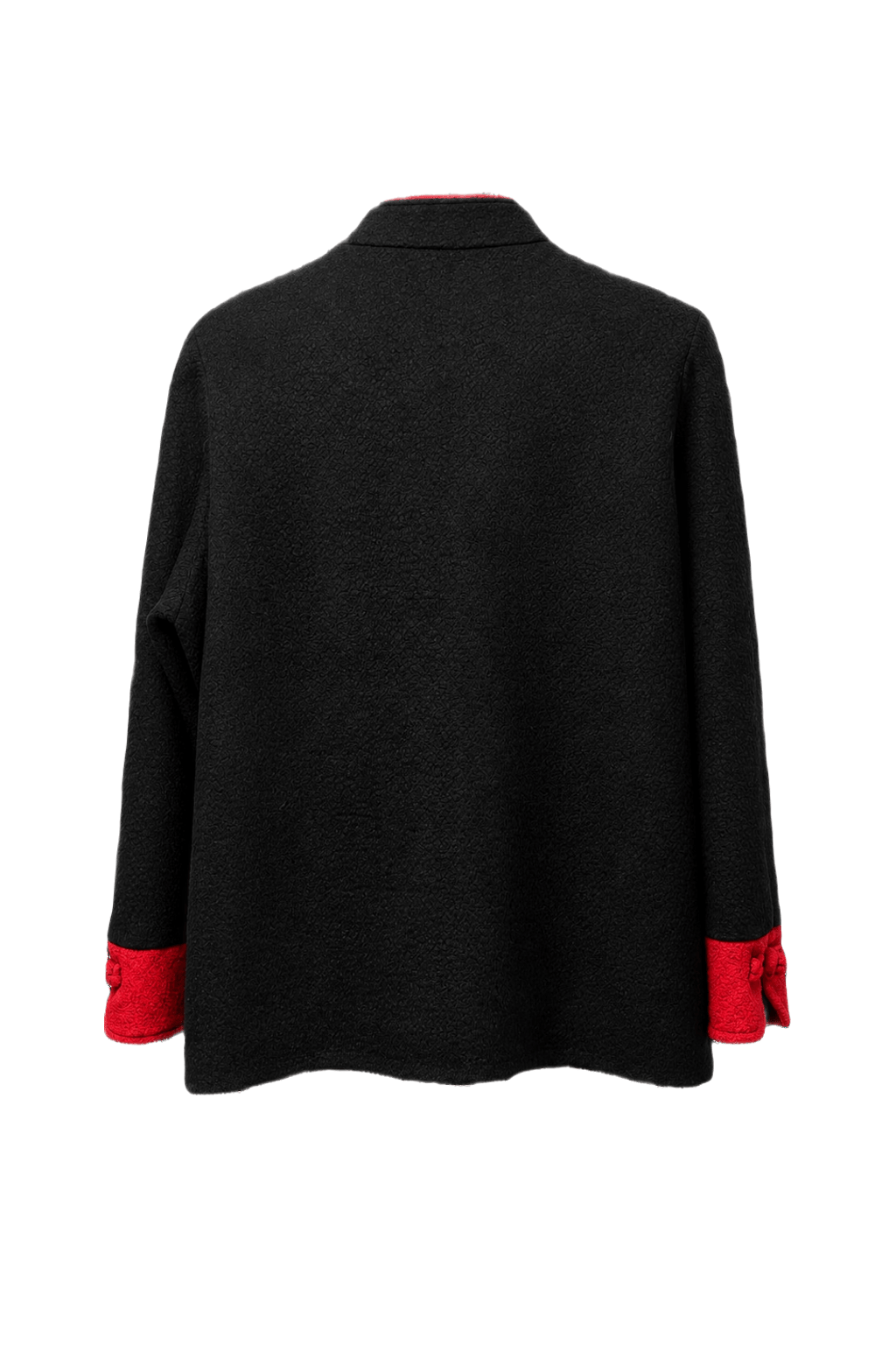 1980s Black Unknown Jacket - Back View