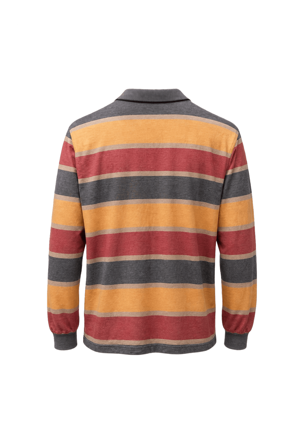 1980s Multi-Color Cotton Polo - Back View