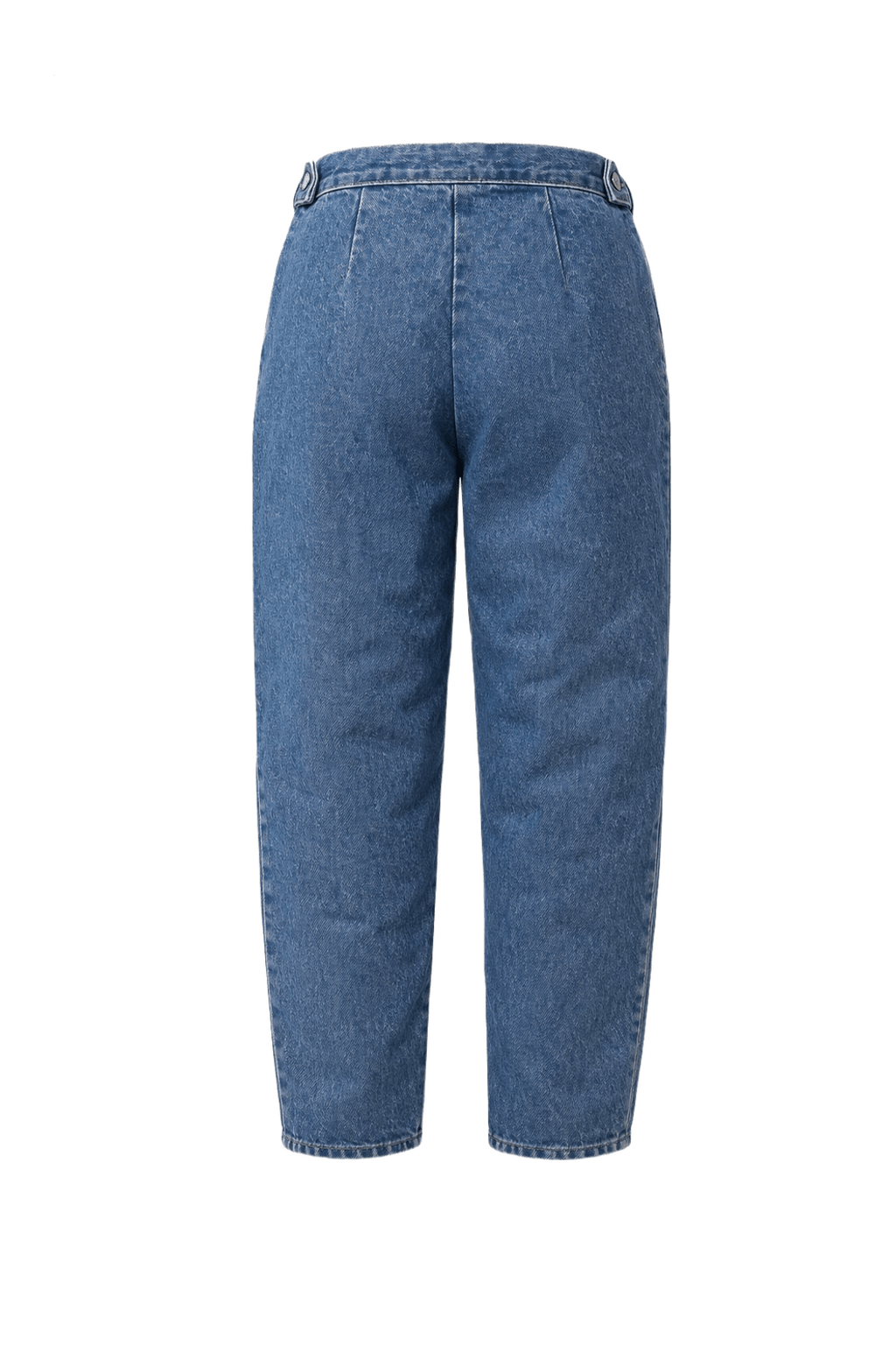 1980s Light Blue Denim Jeans - Back View