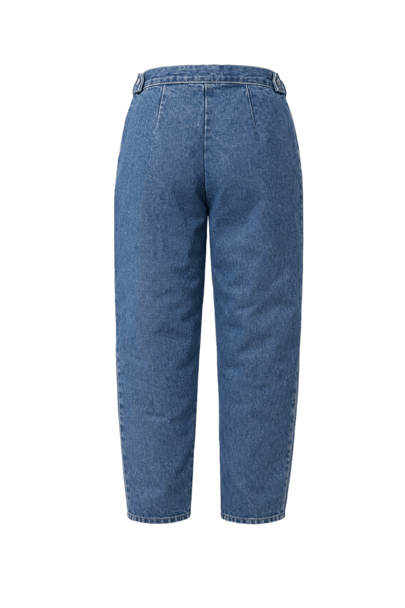 1980s Light Blue Denim Jeans - Back View