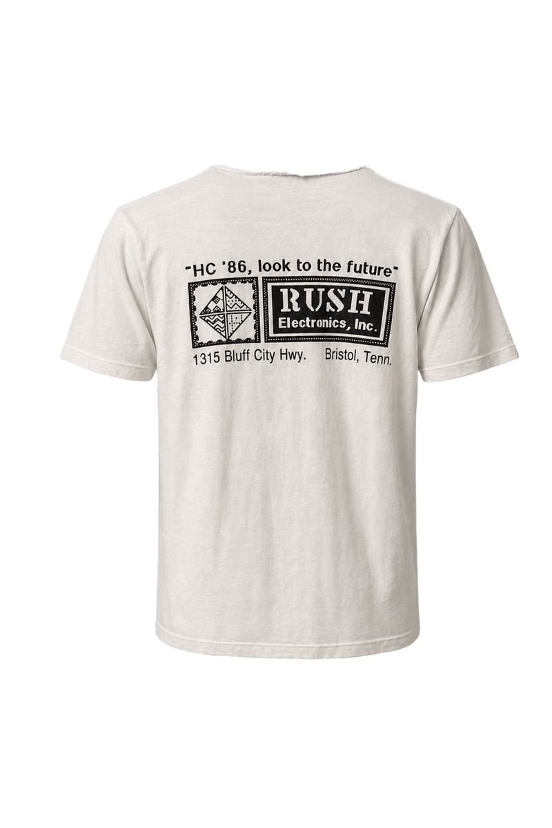 1990s White Cotton T-Shirt - Back View