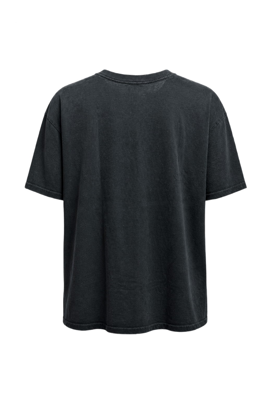 1990s Black Cotton T-Shirt - Back View