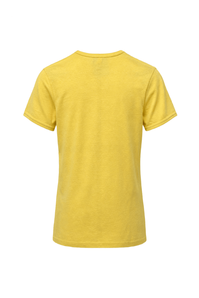 1970s Yellow Cotton Blend T-Shirt - Back View