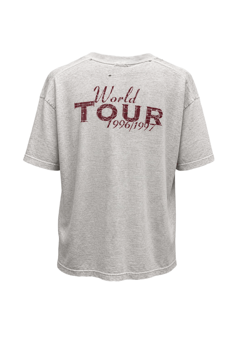 1990s Grey Cotton T-Shirt - Back View
