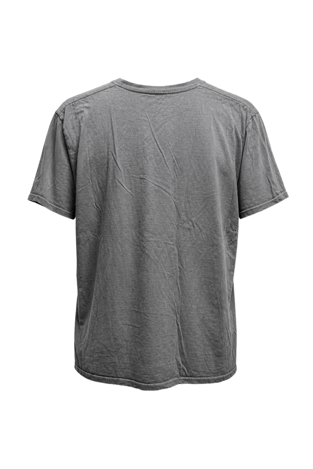 1990s Charcoal Grey Cotton T-shirt - Back View