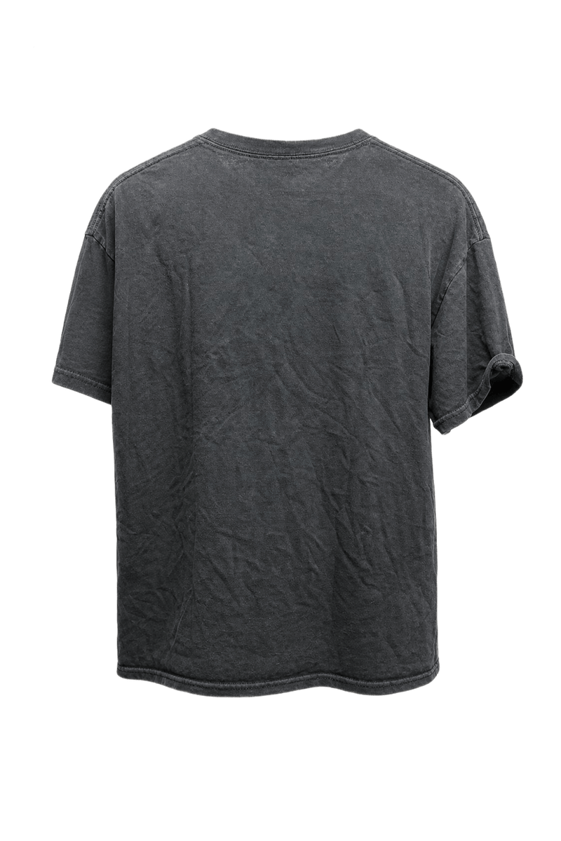 1990s Black Cotton T-Shirt - Back View