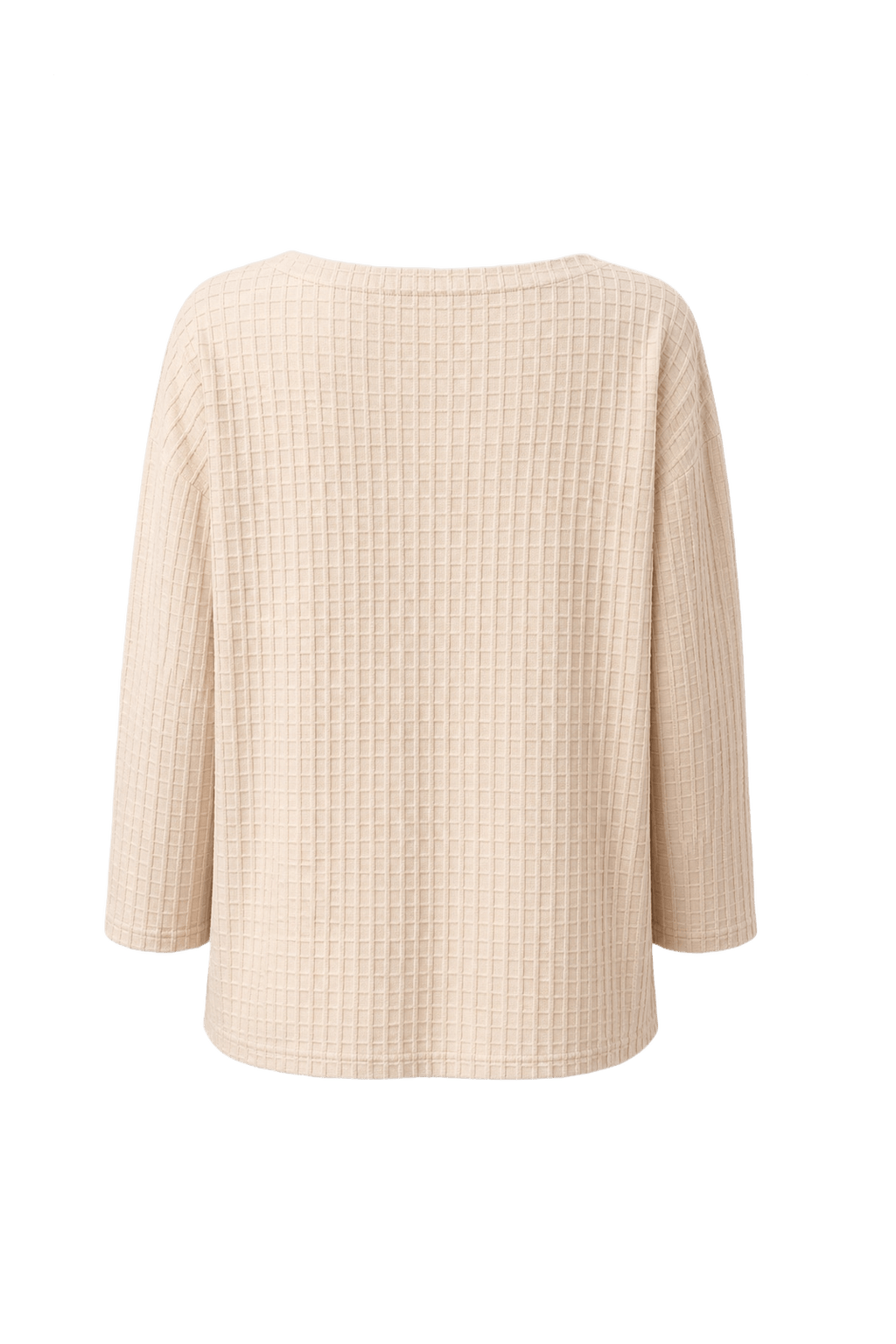 1990s Cream Cotton Blend Blouse - Back View
