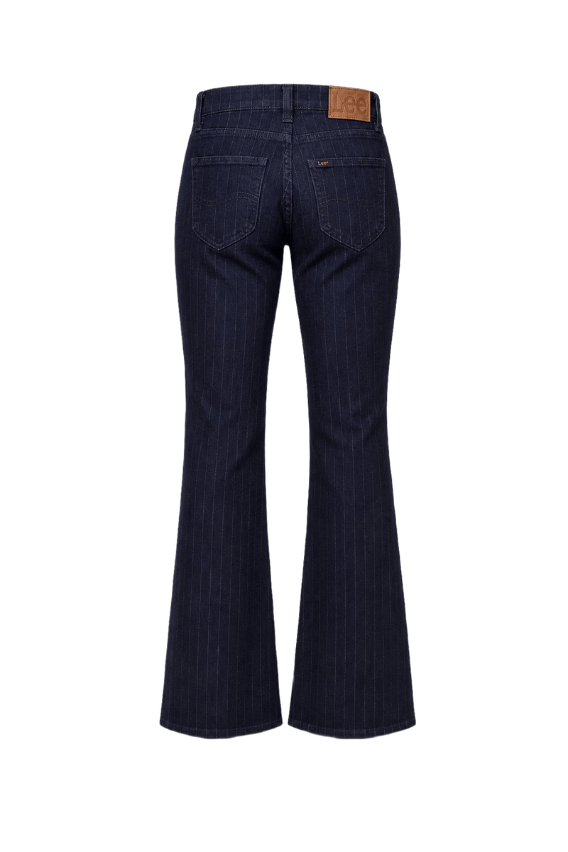 1970s Dark Navy Denim Trousers - Back View